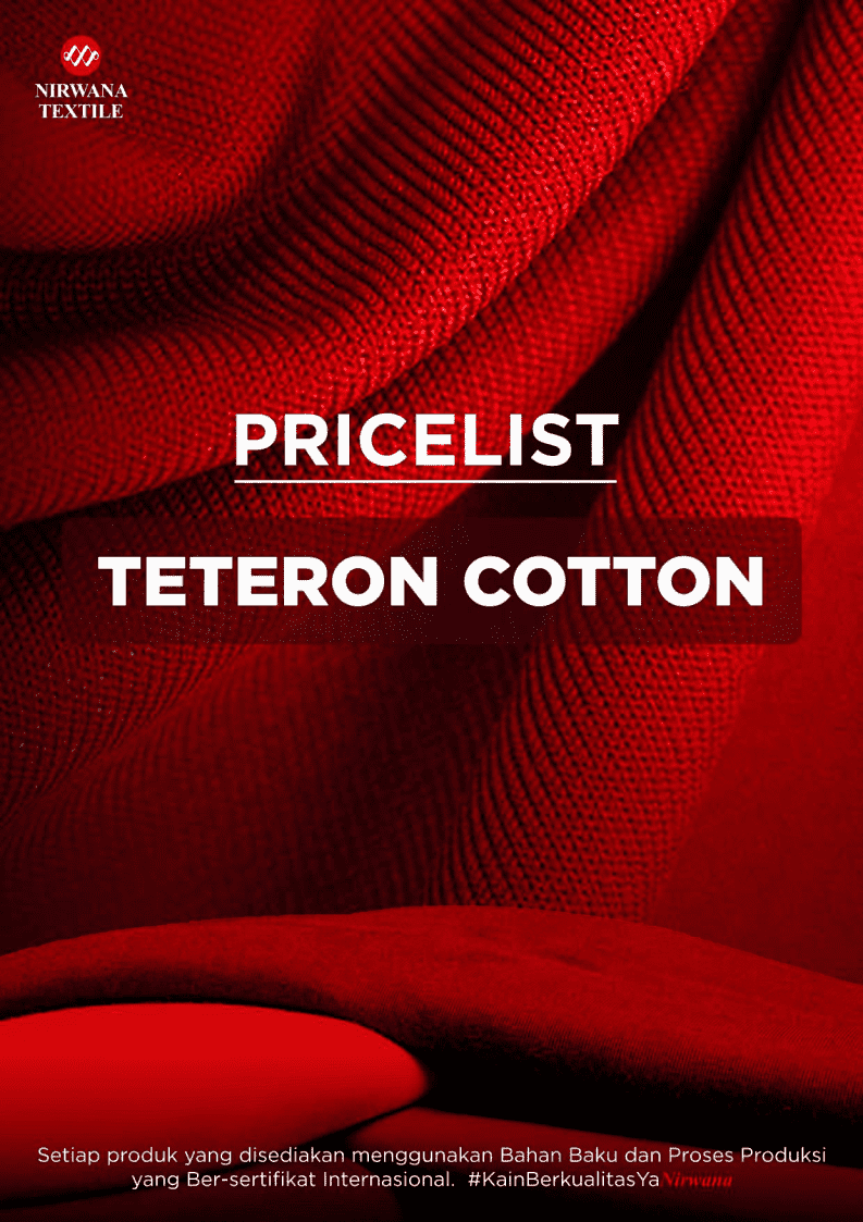 Pricelist TETERON COTTON